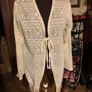 cardigan or swimsuit coverup